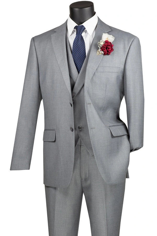 “Eleganza Italiana: Completo Grigio Medio Vinci MV2TR – Stile Moderno e Raffinato”